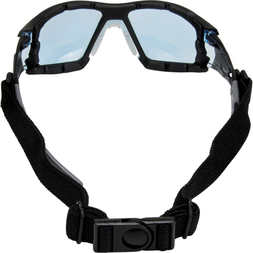 Z2900 Series Safety Glasses with Foam Gasket, Blue Lens, Anti-Scratch, ANSI Z87+/Meets/Exceeds CSA Z94.3 Les Distributions ICE