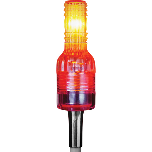 Tige de s&eacute;curit&eacute; avec lumi&egrave;re DEL haute visibilit&eacute; Safety Whip Les Distributions ICE