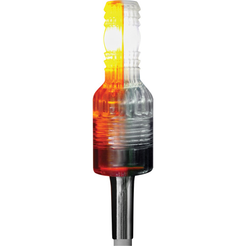 Tige de s&eacute;curit&eacute; avec lumi&egrave;re DEL haute visibilit&eacute; Safety Whip Les Distributions ICE