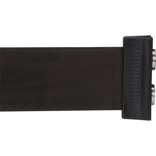 Wall Mount Barrier with Magnetic Tape, Steel, Screw Mount, 7', Black Tape Les Distributions ICE