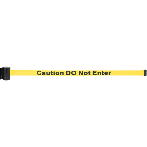 Magnetic Tape Cassette for Build-Your-Own Crowd Control Barrier, Caution Do Not Enter, 7', Yellow Tape Les Distributions ICE