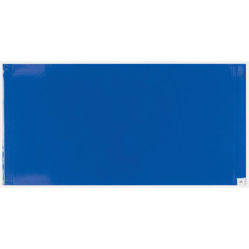 Peel-Away Cleanroom Mats & Frame Kit, 1.57 mils Thick, 18" W, 3' L x Blue Les Distributions ICE