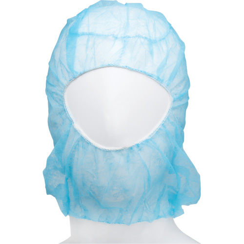 Disposable Hood, Polypropylene, Blue Les Distributions ICE