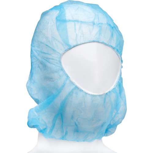 Disposable Hood, Polypropylene, Blue Les Distributions ICE