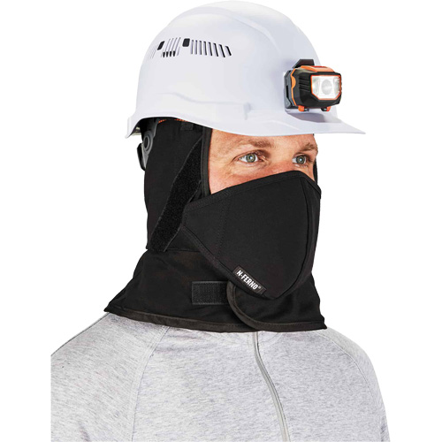 N-Ferno&reg; Winter Hard Hat Liner with Mouthpiece, Fleece Lining, One Size, Black Les Distributions ICE