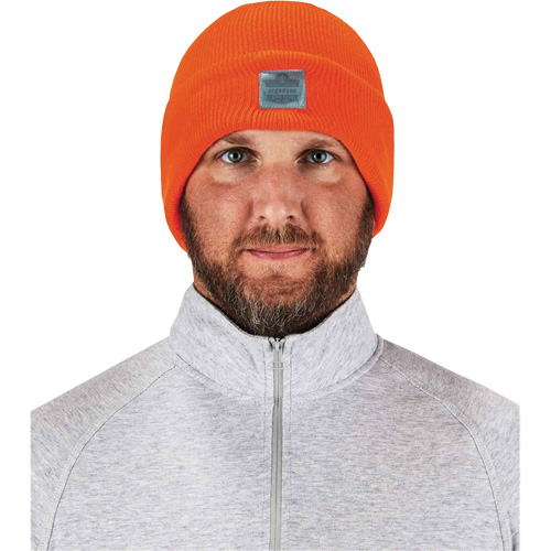 N-Ferno&reg; Rib Knit Beanie Hat, One Size, Orange Les Distributions ICE