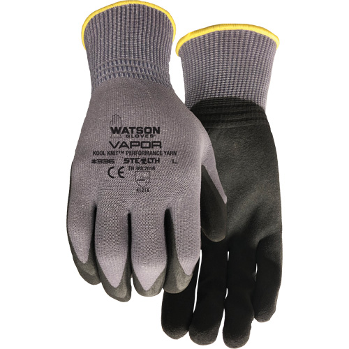 Gants enduits Stealth Vapour, Petit, R&ecirc;vetement Mousse de PVC, Calibre 15, Enveloppe en Nylon Les Distributions ICE