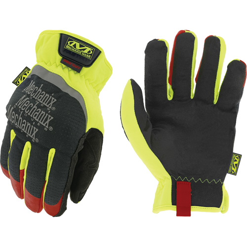 Gants r&eacute;sistant aux coupures haute visibilit&eacute; D4-360 FastFit, Taille 8, Enveloppe en TrekDry, ASTM ANSI niveau A4/EN 388 niveau D Les Distributions ICE