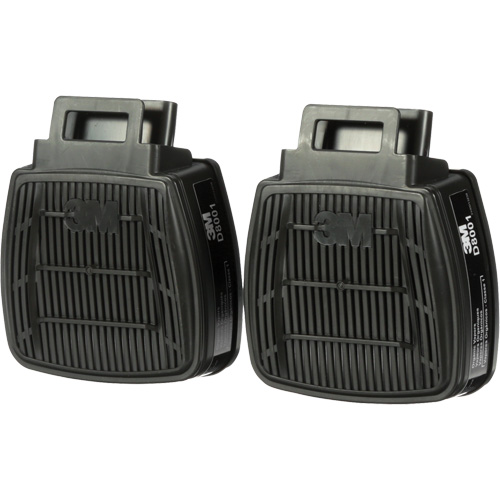 Secure Click Respirator Cartridge, Gas/Vapour Cartridge, Organic Vapour Les Distributions ICE