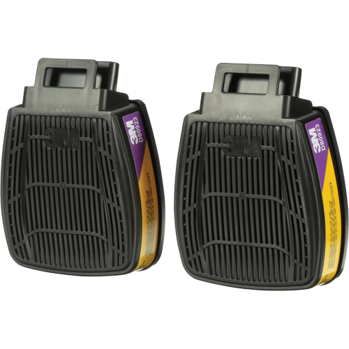 Cartouche & filtre pour respirateur Secure Click, Combinaison cartouche et filtre contre les particules pour gaz/vapeurs, Vapeurs organiques/Gaz acides/P100 Les Distributions ICE