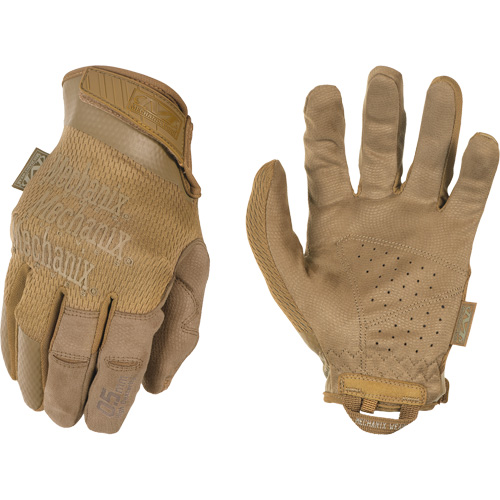 Coyote Tactical Shooting Gloves, Synthetic Palm, Size Small/8 Les Distributions ICE