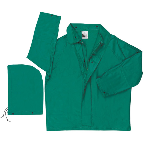 Imperm&eacute;able avec limite dinflammabilit&eacute; Dominator, Polyester/PVC, T-Grand, Vert Les Distributions ICE