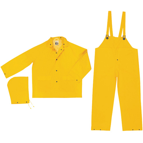 Ensemble imperm&eacute;able de s&eacute;rie classique, Polyester/PVC, 6T-Grand, Jaune Les Distributions ICE