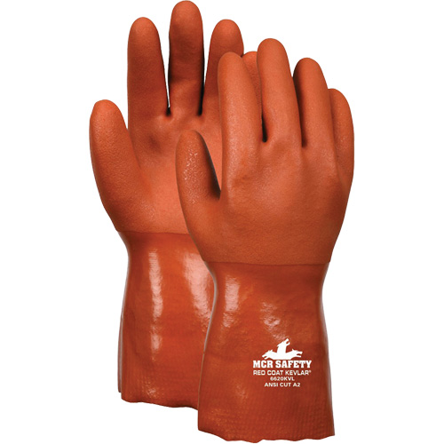 Redcoat Cut Resistant Gloves, Size 3X-Large, PVC Coated, Kevlar&reg; Shell, ASTM ANSI Level A2/EN 388 Level 3 Les Distributions ICE