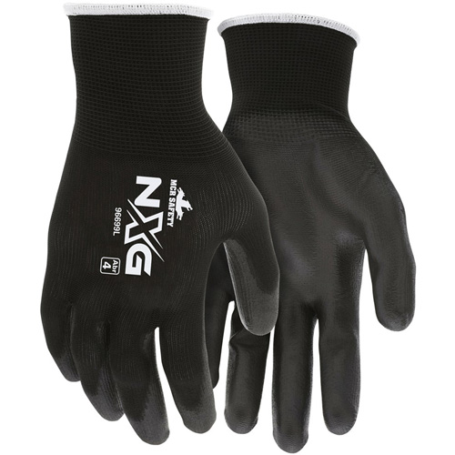 Coated Gloves, Large, Polyurethane Coating, 13 Gauge, Nylon Shell Les Distributions ICE