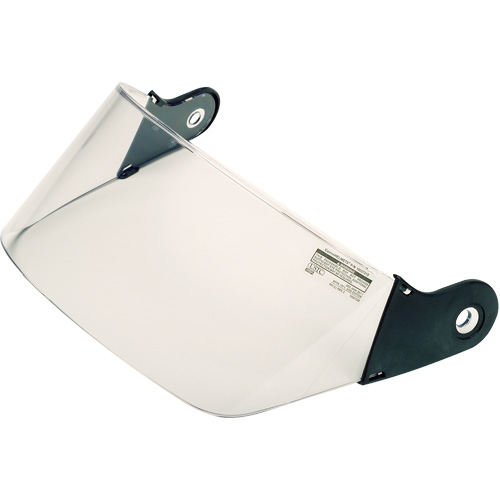Fire & Rescue Faceshield Visor, Polycarbonate, Clear Tint Les Distributions ICE