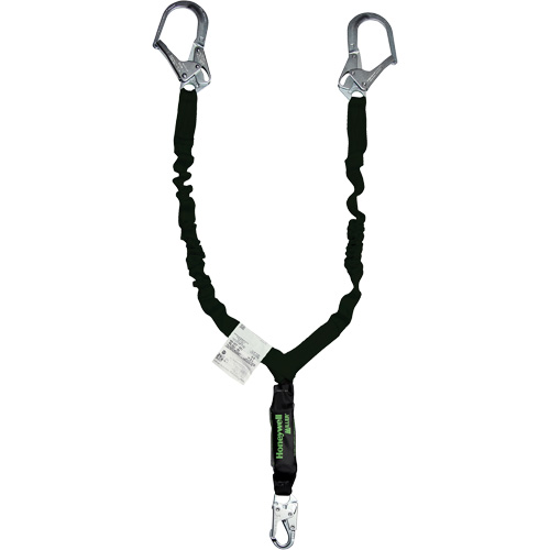 Longe avec amortisseur de choc r&eacute;sistante &agrave; l'arc &eacute;lectrique Miller, 6', Point d'ancrage &agrave; Mousqueton verrouillable, Mousqueton verrouillable aux jambes, Kevlar Les Distributions ICE