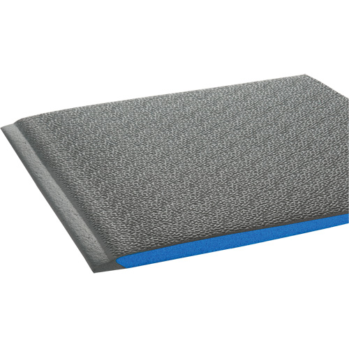 Tapis ergonomiques Wear-Bond Comfort-King, Rugueux, 2' x 3' x 9/16", Gris, Mousse de vinyle Les Distributions ICE