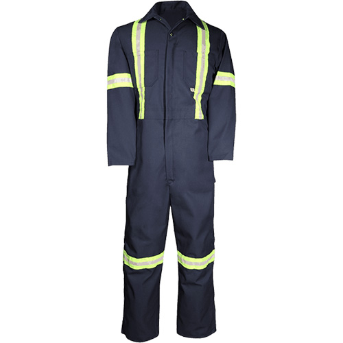 Deluxe Work Coveralls, 50, Navy Blue Les Distributions ICE