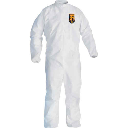 KleenGuard KGA300 Coveralls, 4X-Large, White, Microporous Les Distributions ICE