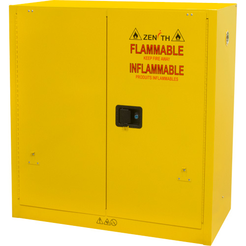 Armoire pour produits inflammables, 30 gal., 2 Porte(s), 43" La x 44" h x 18" p Les Distributions ICE