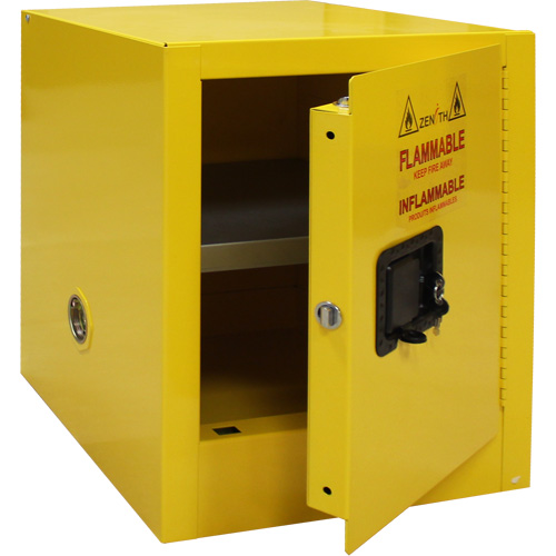 Armoire pour produits inflammables, 4 gal., 1 Porte(s), 17" La x 22" h x 18" p Les Distributions ICE