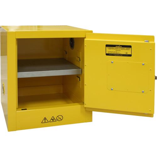 Armoire pour produits inflammables, 4 gal., 1 Porte(s), 17" La x 22" h x 18" p Les Distributions ICE