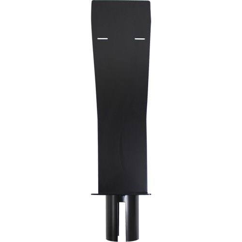 Porte-distributeur pour poteaux de barri&egrave;re pour le contr&ocirc;le des foules, Noir Les Distributions ICE