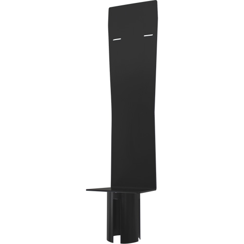 Porte-distributeur pour poteaux de barri&egrave;re pour le contr&ocirc;le des foules, Noir Les Distributions ICE