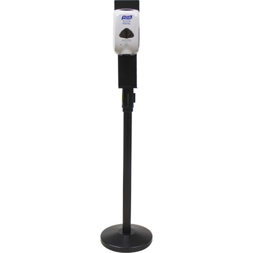 Porte-distributeur pour poteaux de barri&egrave;re pour le contr&ocirc;le des foules, Noir Les Distributions ICE