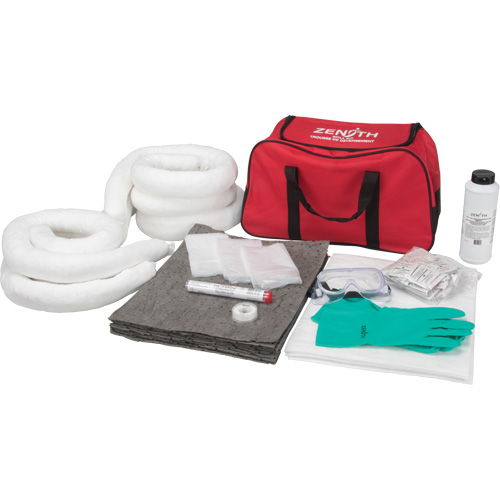 Trousse de lutte contre les d&eacute;versements de premi&egrave;re qualit&eacute;, Universel, Sac, Absorbance de 10 gal. US Les Distributions ICE