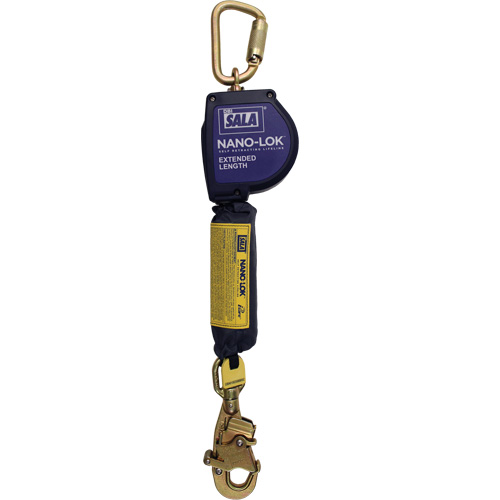 Cordage de s&eacute;curit&eacute; autor&eacute;tractable allong&eacute; Nano-Lok, 10', Dyneema, Pivotant Les Distributions ICE