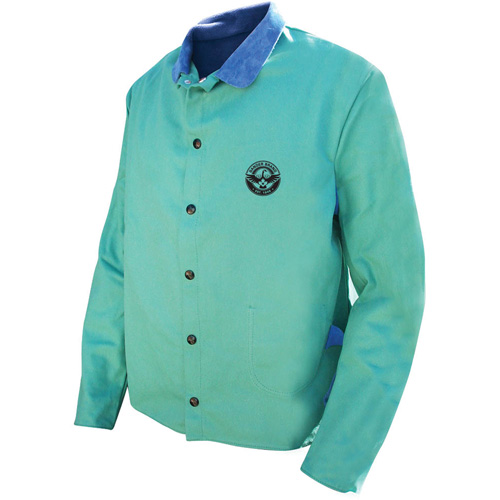 Veste de soudage Gander Brand Banox FR, Coton, Grand, Vert Les Distributions ICE