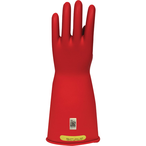 Gants en caoutchouc pour travaux &eacute;lectriques Arcguard, Taille 8, 10" lo Les Distributions ICE