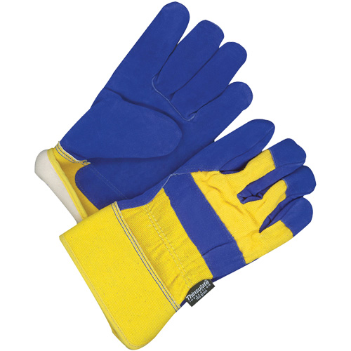 Classic Fitter's Gloves, One Size, Split Leather Palm, Thinsulate Inner Lining Les Distributions ICE