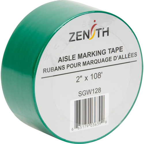 Ruban pour marquage d'all&eacute;es, 2" x 108', PVC, Vert Les Distributions ICE