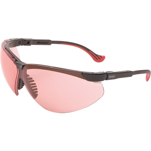 Lunettes de s&eacute;curit&eacute; Uvex HydroShield Genesis XC, Lentille SCT-Vermillion, Antibu&eacute;e/Anti-&eacute;gratignures, ANSI Z87+/R&eacute;pond ou surpasse la norme CSA Z94.3 Les Distributions ICE