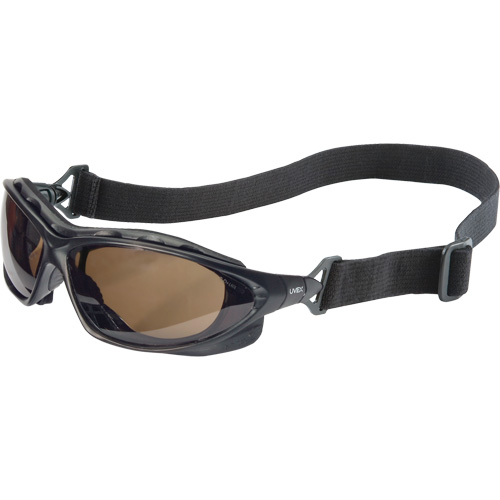Uvex HydroShield&reg; Seismic&reg; Safety Goggles, SCT-Grey Lens, Anti-Fog/Anti-Scratch, Closed Vent Les Distributions ICE
