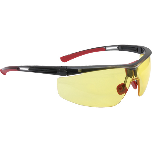 Uvex HydroShield&reg; North Adaptec Safety Glasses, Amber Lens, Anti-Fog/Anti-Scratch, ANSI Z87+/Meets/Exceeds CSA Z94.3 Les Distributions ICE