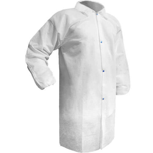 Sarrau Care, Polypropyl&egrave;ne, Blanc, Petit Les Distributions ICE