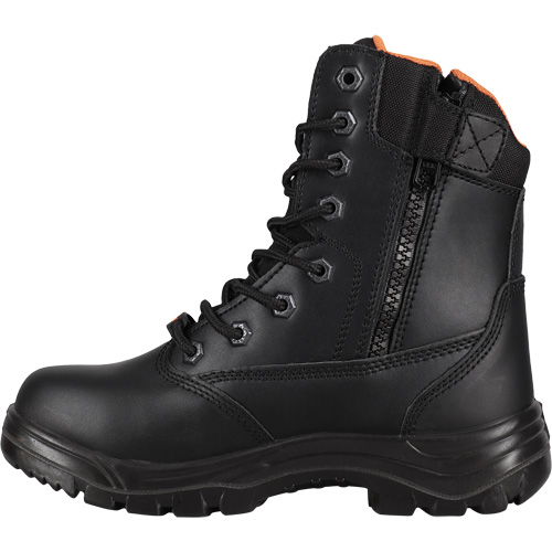 Safety Boots, Leather, Steel Toe, Size 6, Impermeable Les Distributions ICE