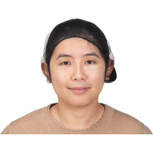 Hair Nets, Nylon, 21", Brown Les Distributions ICE