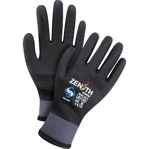 Gants enduits ZX-30° de premi&egrave;re qualit&eacute;, T-Grand, R&ecirc;vetement Mousse de PVC, Calibre 15, Enveloppe en Nylon Les Distributions ICE