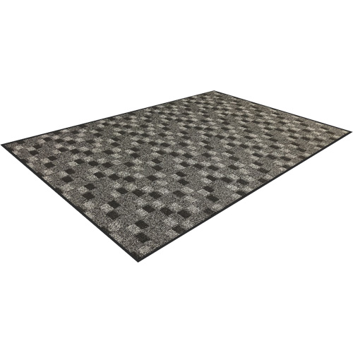 Tapis de vestibule Terra Nova classique, Essuie-pieds, 6' x 10' x 5/16", Charbon Les Distributions ICE