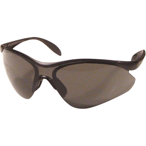 Lunettes de s&eacute;curit&eacute; Miranda, Lentille Gris, Anti-&eacute;gratignures, R&eacute;pond ou surpasse la norme CSA Z94.3 Les Distributions ICE