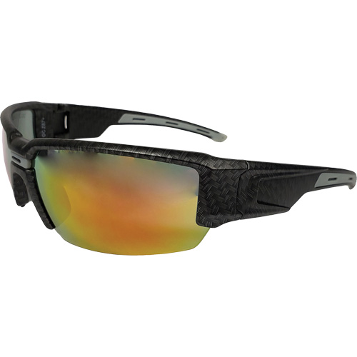 Hartley Safety Glasses, Red Lens, Meets/Exceeds CSA Z94.3 Les Distributions ICE