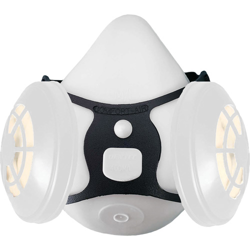 Ensemble de respirateur &agrave; demi-masque N95 Comfort-Air 400Nx noir sans soupape d'expiration, &eacute;lastom&egrave;re/Caoutchouc, Petit/Moyen Les Distributions ICE