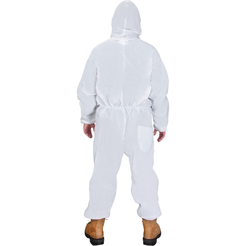 Hooded Coveralls, Medium, White, SMS Les Distributions ICE