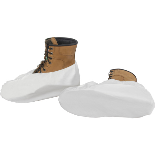 Shoe Covers, One Size, Microporous, White Les Distributions ICE