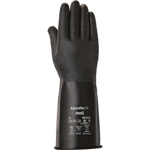 Gants AlphaTec 38-514, Taille 7, 14" lo, Caoutchouc butyle, 14 mils Les Distributions ICE